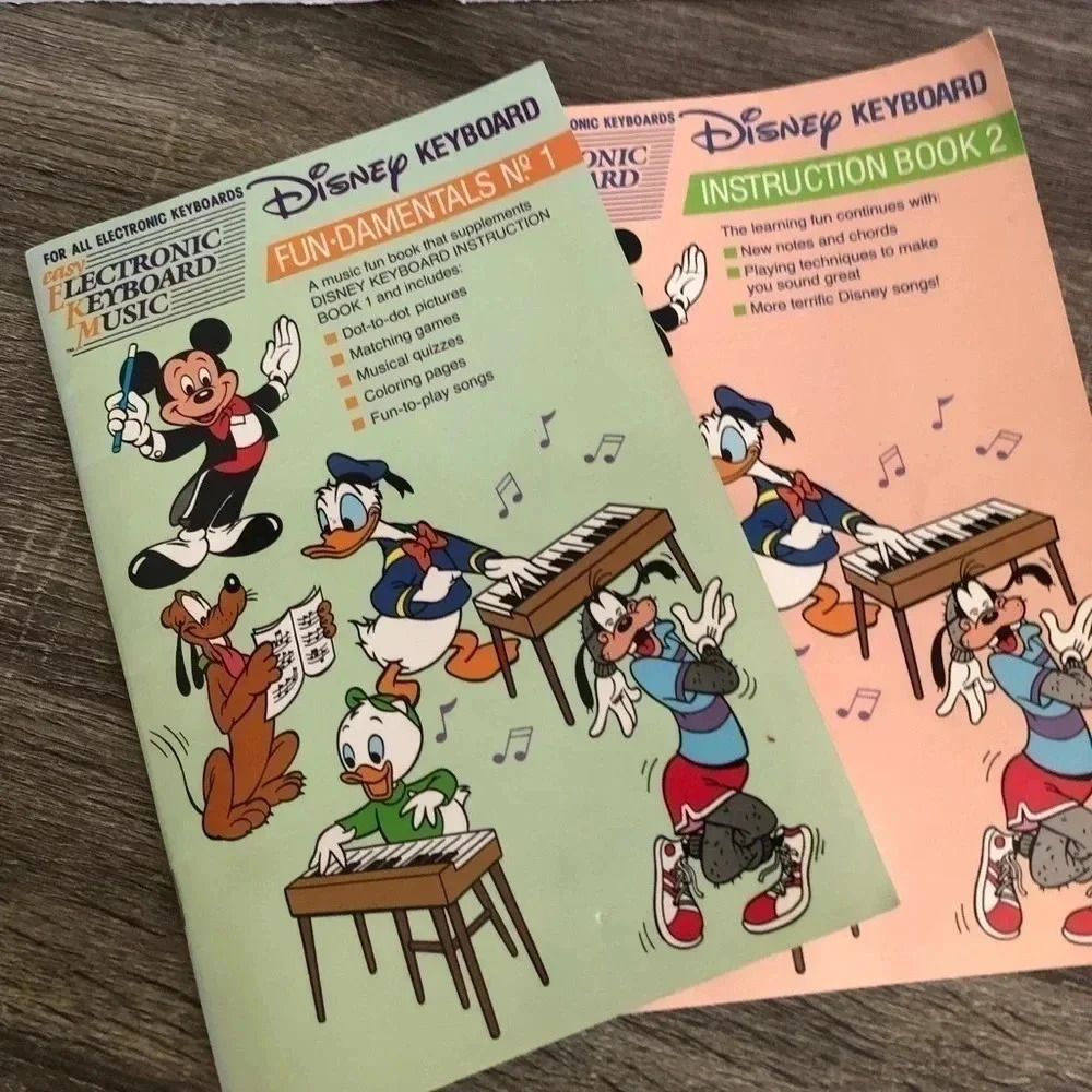 Vintage Disney Keyboard  Books